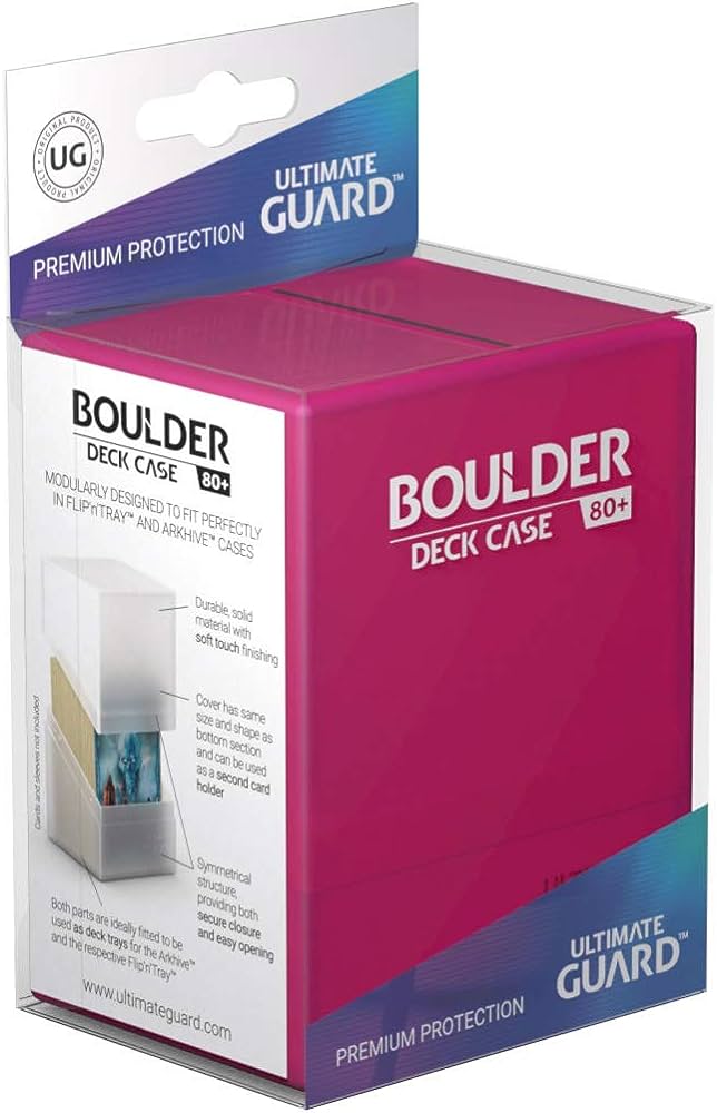 Ultimate Guard : Boulder Deck Box 80+ - Rhodonite