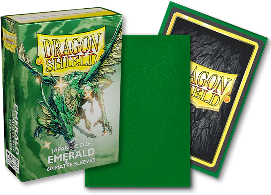 Dragon Shield : Japanese Sleeves Matte 60Ct - Emerald