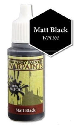 The Army Painter : Acrylic Air Paint - Matt Black