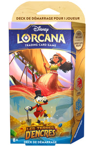 Disney Lorcana : Les Terres D'encres - Deck de Démarrage (Rubis/Saphir)