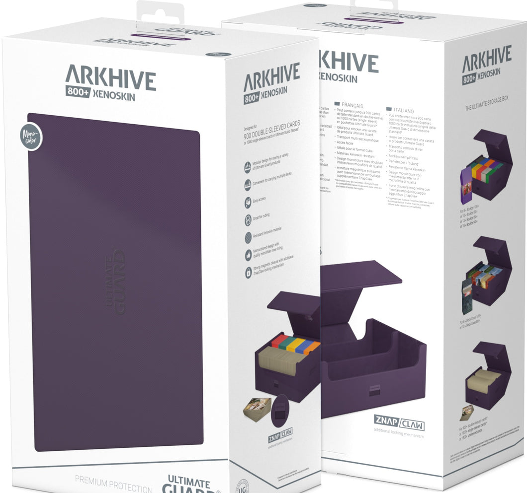 Ultimate Guard : Arkhive Xenoskin Monocolor 800+ - Purple