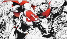 Load image into Gallery viewer, Dragon Shield : Playmat + Tube - Superman Black, White and Red
