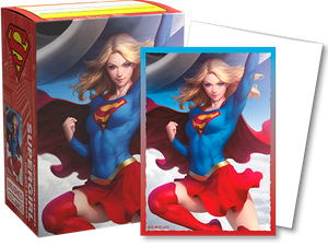 Dragon Shield : Standard Sleeves Brushed Art 100Ct - Superman Series (#2 Supergirl)