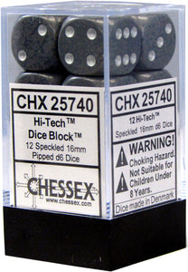 Chessex : 12D6 Speckled - High-Tech