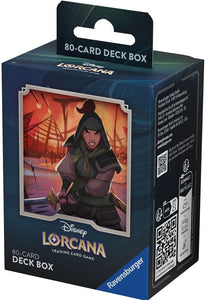 Disney Lorcana : 80-Card Deck Box - Mulan