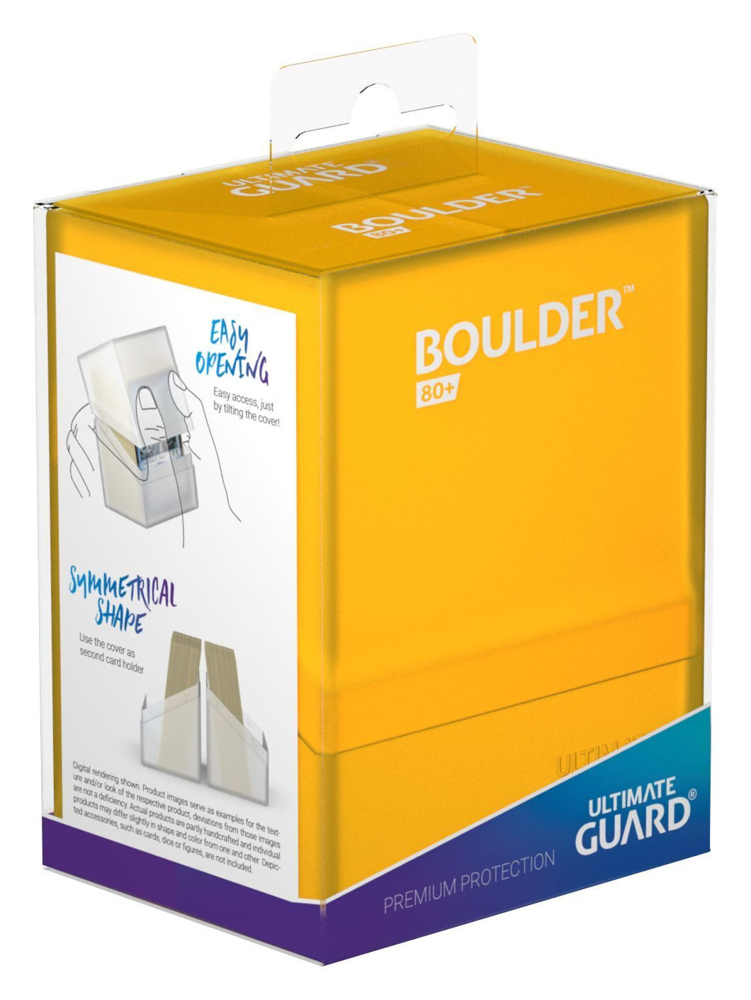Ultimate Guard : Boulder Deck Box 80+ - Amber