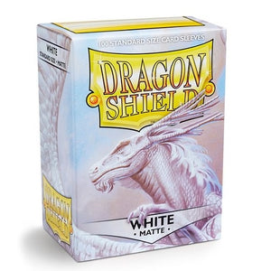 Dragon Shield : Standard Sleeve Matte 100CT White