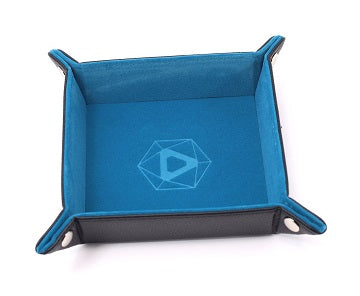 Die Hard Dice : Folding Square Tray with Teal Velvet
