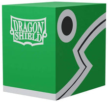 Load image into Gallery viewer, Dragon Shield : Deck Box Double Shell Green/Black
