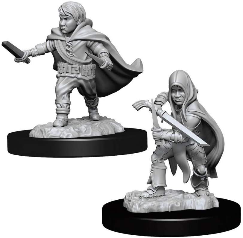 Dungeons & Dragons (D&D) : Unpainted Minis WV13 Halfing Rogue Male