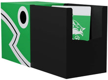 Load image into Gallery viewer, Dragon Shield : Deck Box Double Shell Green/Black
