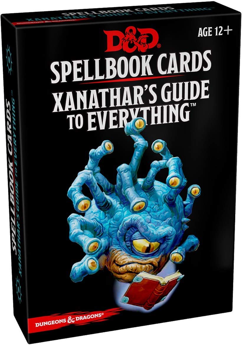 Dungeons & Dragons (D&D) : 5th Edition Spellbook Cards : Xanathar's Guide To Everything