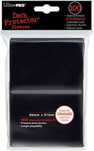 Load image into Gallery viewer, Ultra Pro : Standard Size Deck Protectors Black 100ct.
