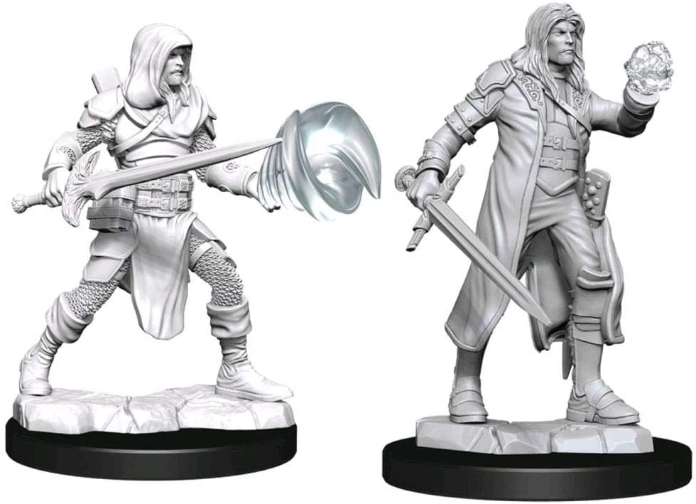 Dungeons & Dragons (D&D) : Unpainted Minis WV13 Fighter Wizard Male