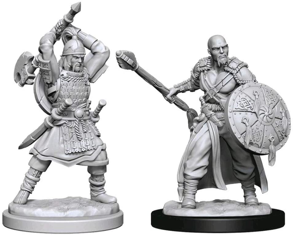 Dungeons & Dragons (D&D) : Unpainted Minis WV13 Human Barbarian Male