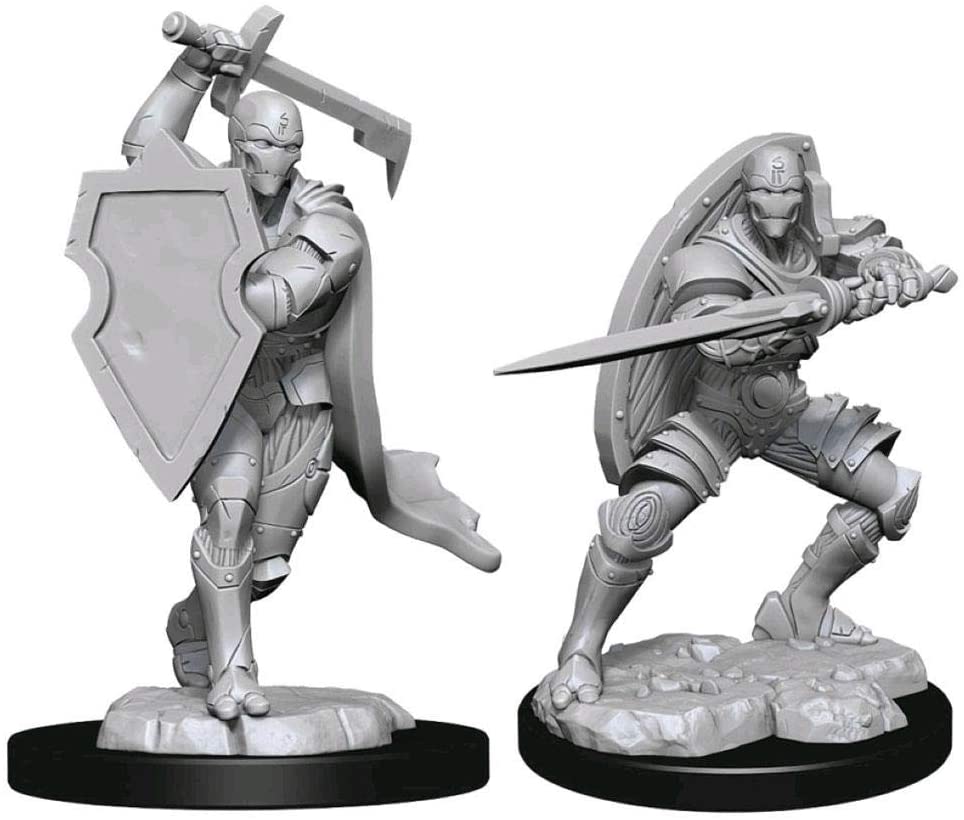 DND Unpainted Minis WV13 Warforged Fighter Female