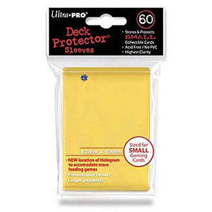 Ultra Pro : Deck Protector Small Sleeves 60ct Yellow