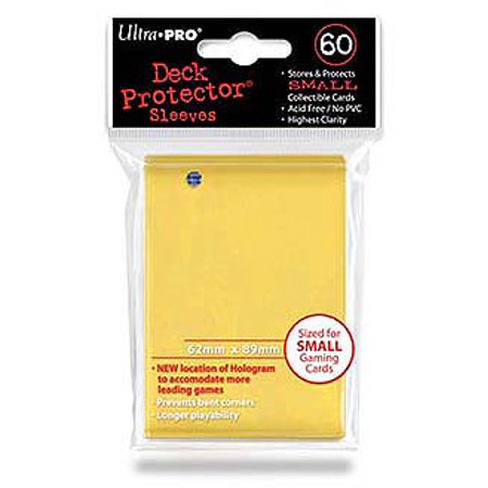 Ultra Pro : Deck Protector Small Sleeves 60ct Yellow