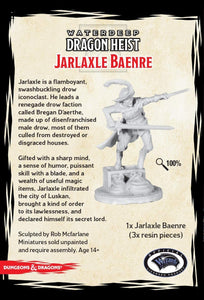 Dungeons & Dragons (D&D) : 5th Edition Waterdeep Dragon Heist : Jarlaxle Baenre