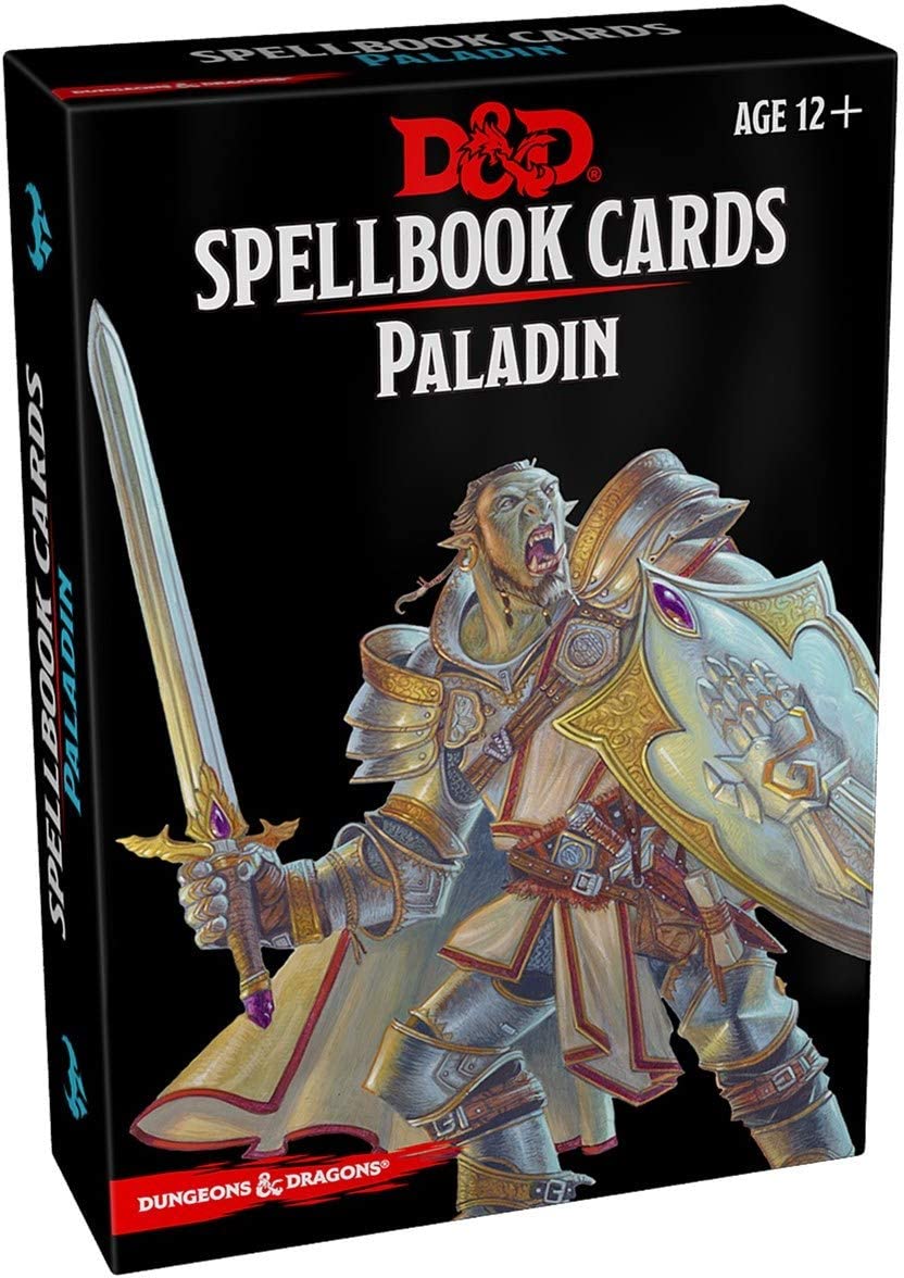 Dungeons & Dragons (D&D) : 5th Edition Spellbook Cards : Paladin