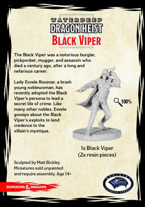 Dungeons & Dragons (D&D) : 5th Edition Waterdeep Dragon Heist : Black Viper