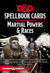 Dungeons & Dragons (D&D) : 5th Edition Spellbook Cards : Martial Powers & Races Second Edition