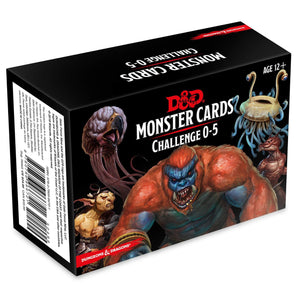 Dungeons & Dragons (D&D) : 5th Edition Monster Cards : Challenge 0-5