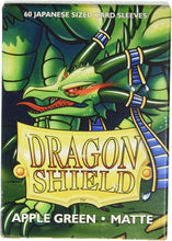 Load image into Gallery viewer, Dragon Shield : Sleeves Japanese Matte 60 Ct - Apple Green
