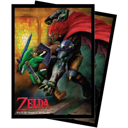 Ultra Pro : Card Sleeves Standar Legend Of Zelda, Link And Gannon Battle 65 Ct