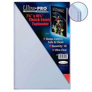 Ultra Pro : 7-1/8" X 10-1/2" Thick Comic Toploader 10ct