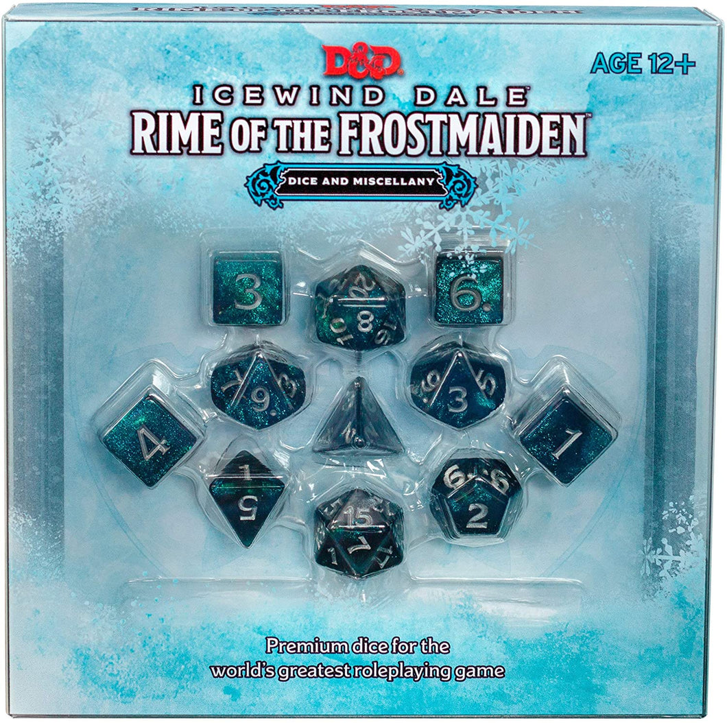 Dungeons & Dragons (D&D) : 5th Edition Icewind Dale : Rime of the Frostmaiden Dice Set