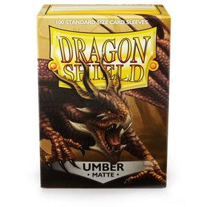 Dragon Shield : Standard Sleeve Matte 100CT Umber