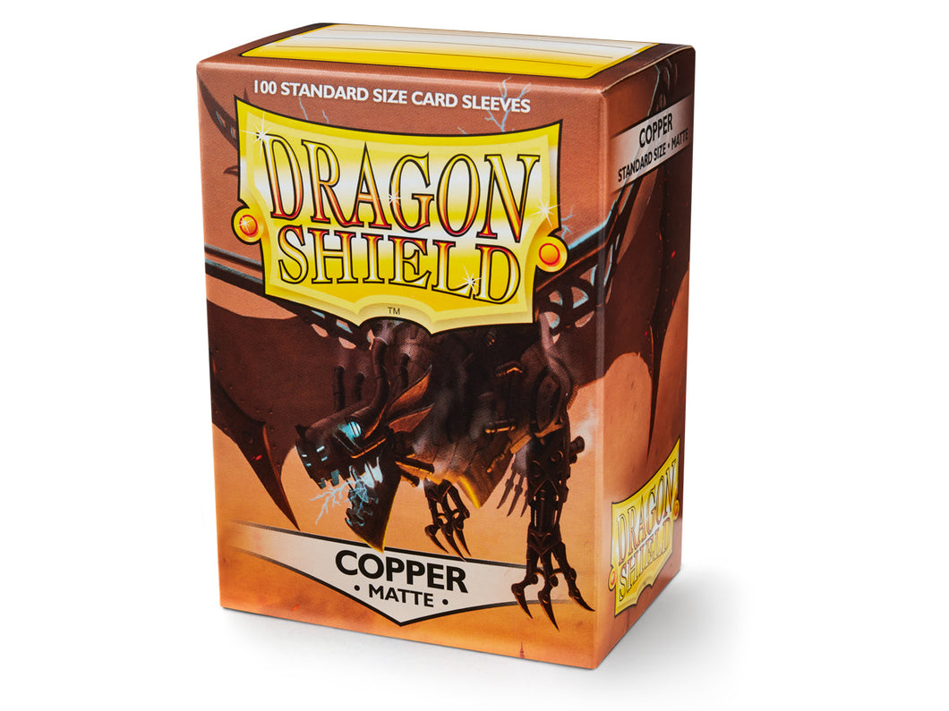 Dragon Shield : Sleeves Standard Matte 100 Ct - Copper