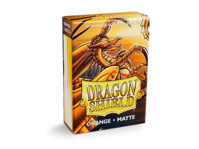 Dragon Shield : Sleeves Japanese Matte 60 Ct - Orange