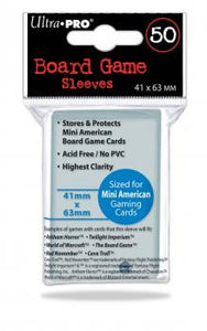 Ultra Pro : Boardgame Sleeves : Mini American 41mm x 63mm