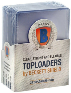Beckett Shield : 35PT Toploaders 25Ct
