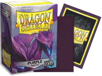 Dragon Shield : Sleeves Standard Matte Non-Glare 100ct - Purple