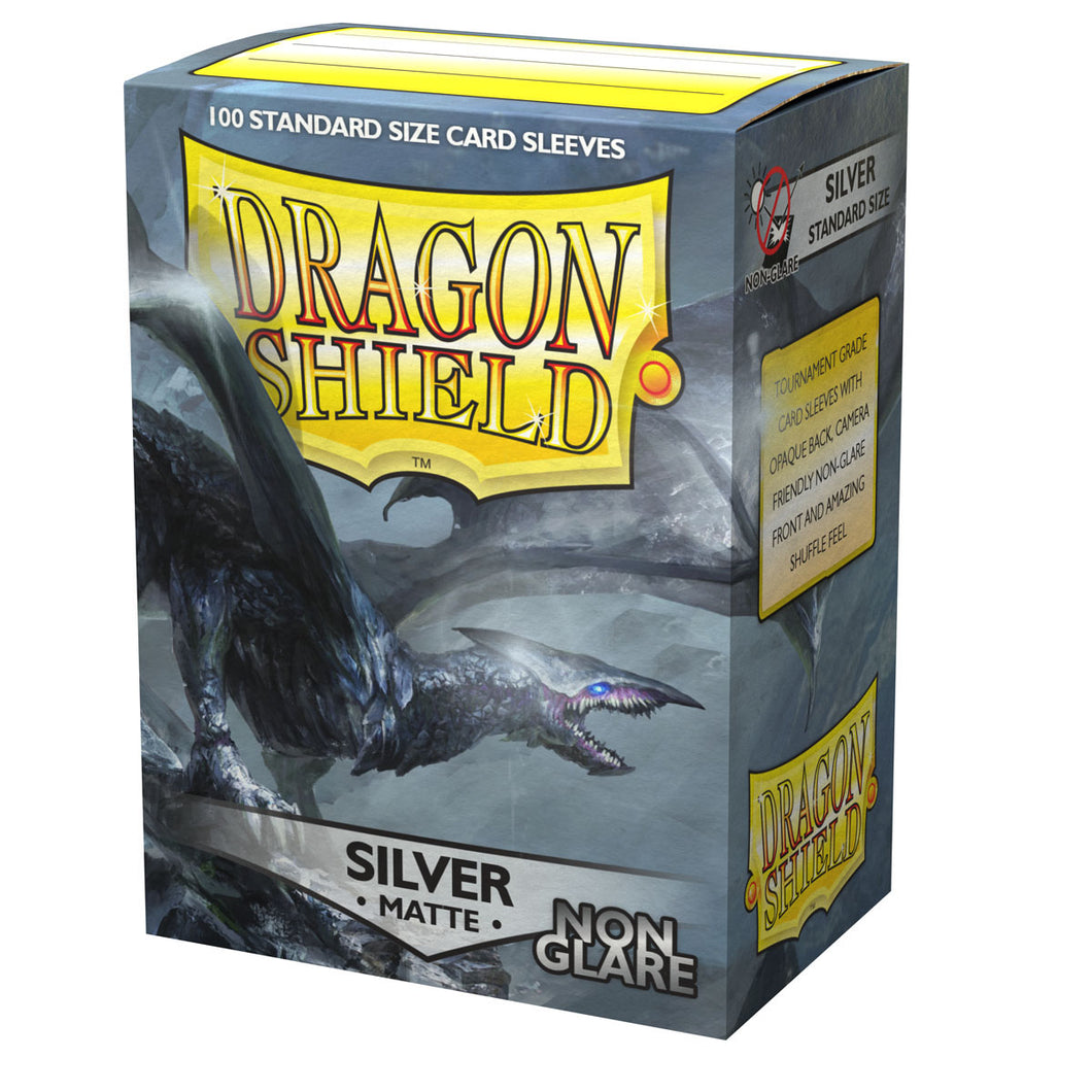 Dragon Shield : Sleeves Standard Matte Non-Glare 100ct - Silver