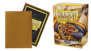 Dragon Shield : Sleeves Standard Matte 100 Ct - Gold