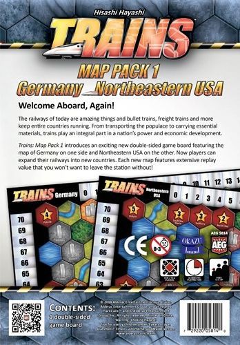 Trains Map Pack 1 Germany Northeastern USA