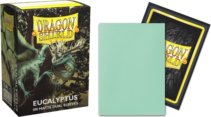 Dragon Shield : Sleeves Standard Matte Dual 100 Ct - Eucalyptus