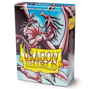 Dragon Shield : Sleeves Japanese Matte 60 Ct - Pink
