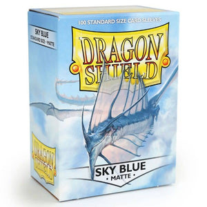 Dragon Shield : Standard Sleeve Matte 100CT Sky Blue