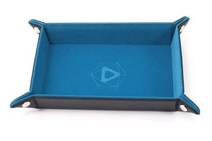 Die Hard Dice : Folding Rectangle Tray with Teal Velvet