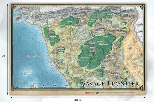 Dungeons & Dragons (D&D) : Game Mat Savage Frontier