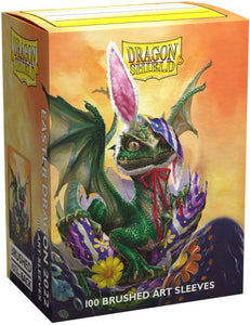 Dragon Shield : Standard Brushed Art Sleeves 100Ct - Easter Dragon 2022