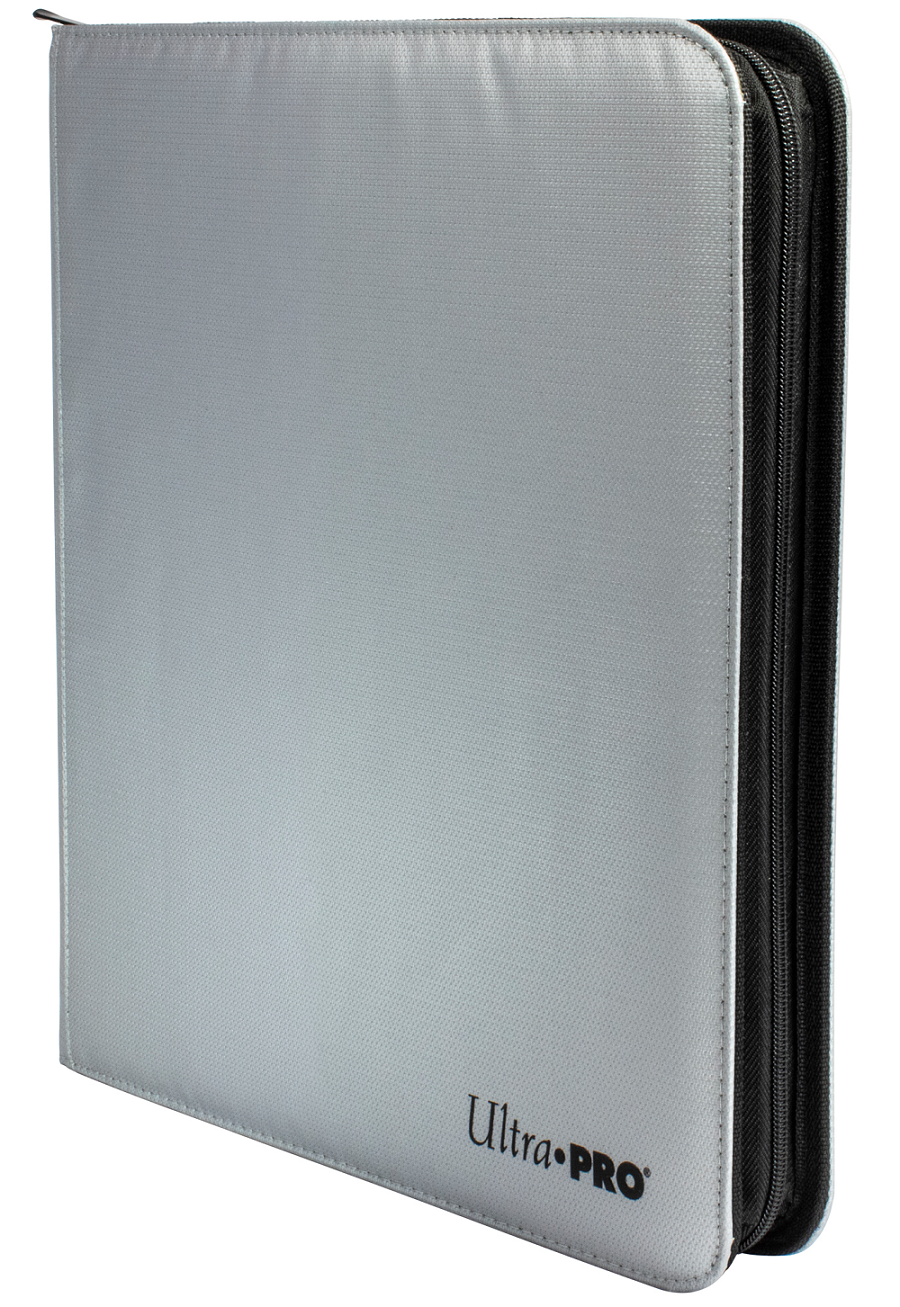 Ultra-Pro : Pro Zip Binder 12Pkt - Silver (Made with Fire Resistant Materials)