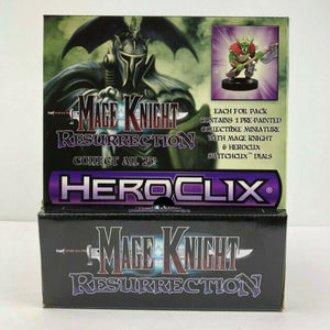 Mage Knight Resurrection Heroclix Gravity Feed Box Store Figure