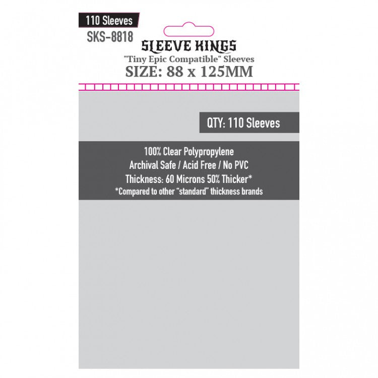 Sleeve Kings : Tiny Epic 88 x 125mm